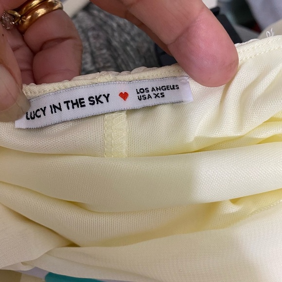 Lucy in the Sky Chiffon babydoll dress size XS - Picture 5 of 8